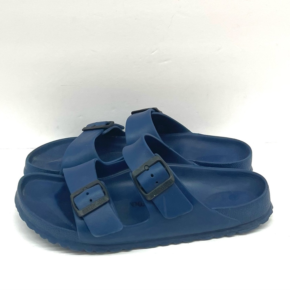 Birkenstock Navy blue rubber slip-on Waterproof Sandals Sz 10